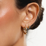 Tube Hoop Earrings