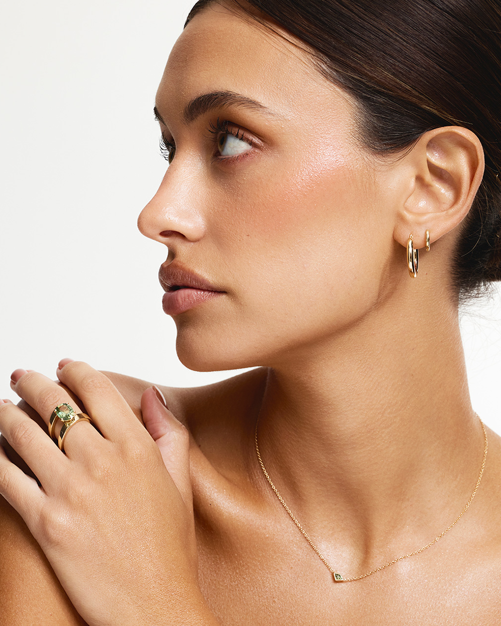 Tube Hoop Earrings