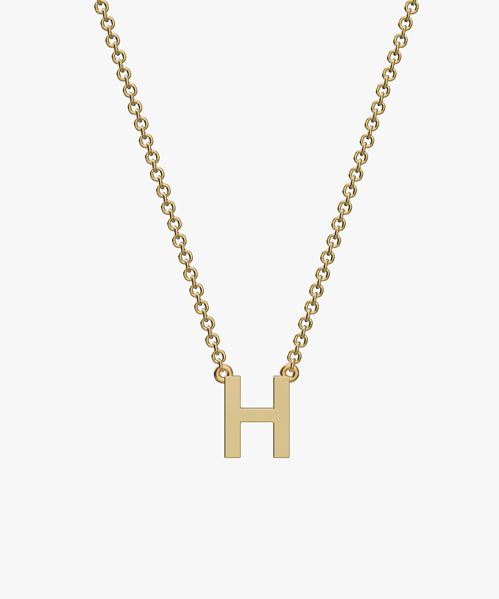 Single Initial Necklace