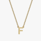 Single Initial Necklace