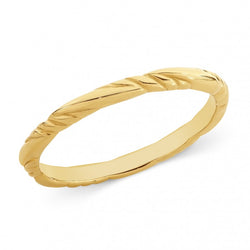 9ct Yellow Gold Twisted Band