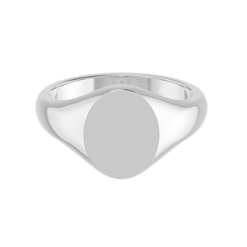 Bold Oval Signet Ring