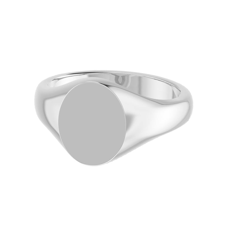 Bold Oval Signet Ring
