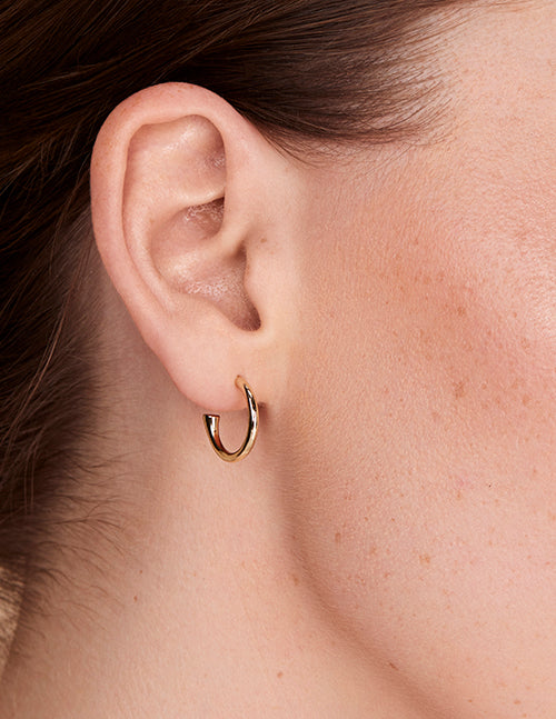 Large Charmed Hoop Earrings