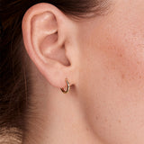 Small Charmed Hoop Earrings