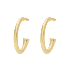Large Charmed Hoop Earrings