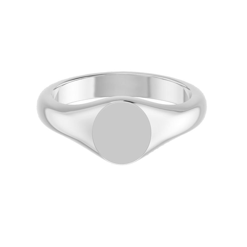 Petite Oval Signet Ring