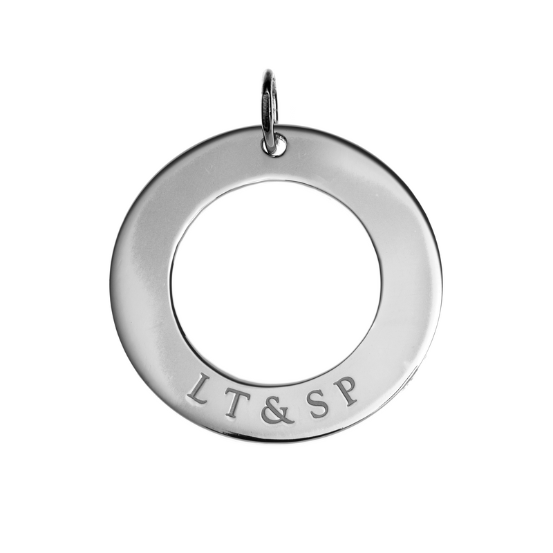 Personalised Disc Pendant - Small