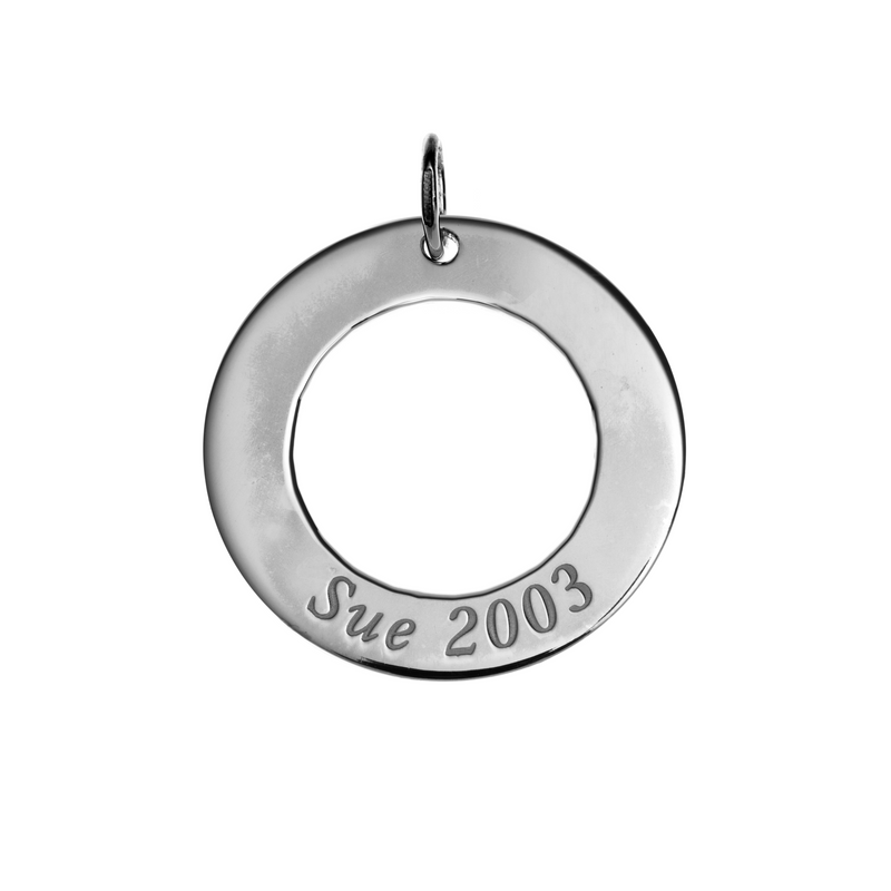 Personalised Disc Pendant - Extra Small