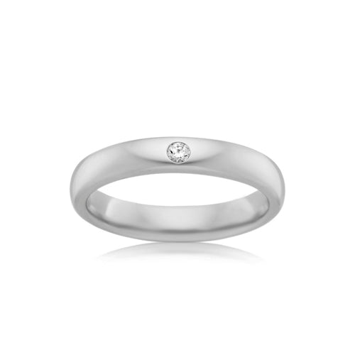 9ct White Gold Proposal Ring